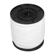 DURAFORCE 3/16 Inch Nylon Rope 1000 Foot Spool 100% Nylon Solid Braid Rope Dyeable White