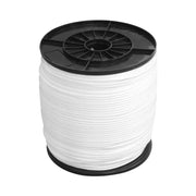 DURAFORCE 3/16 Inch Nylon Rope 1000 Foot Spool 100% Nylon Solid Braid Rope Dyeable White