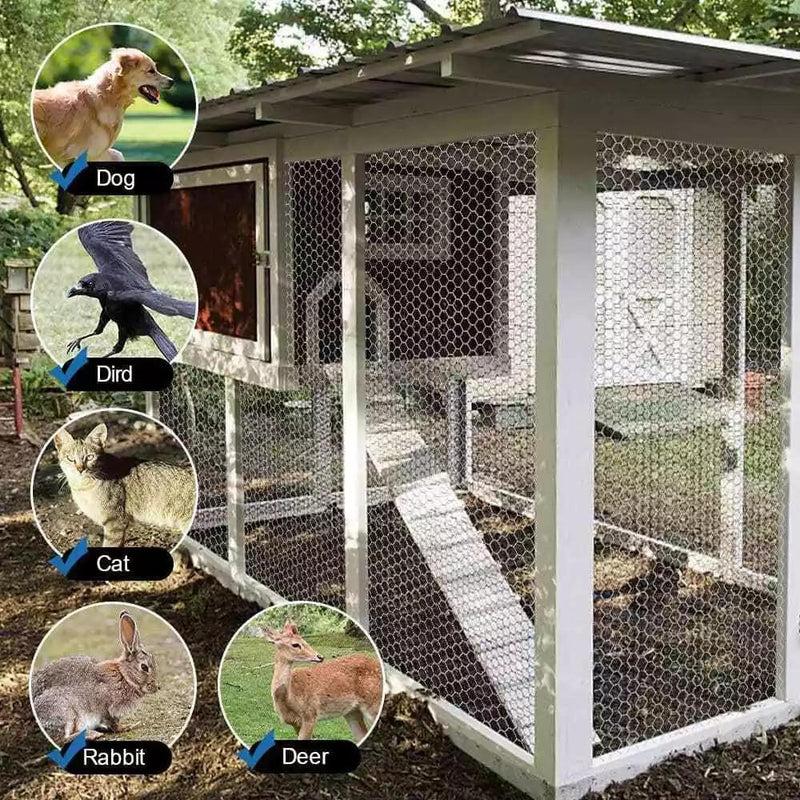 DURAFORCE 2" Holes 48"×150' Galvanized Poultry Net Metal Fencing Chicken Wire High Quality