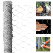 DURAFORCE 2" Holes 48"×150' Galvanized Poultry Net Metal Fencing Chicken Wire High Quality