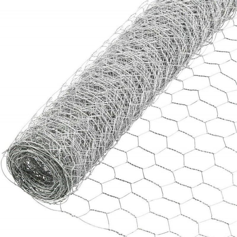 DURAFORCE 2" Holes 48"×150' Galvanized Poultry Net Metal Fencing Chicken Wire High Quality