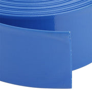 DURAFORCE 3" x 100 ft Pool Backwash Hose Blue PVC Lay Flat Water Discharge Pump Hoses