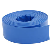 DURAFORCE 3" x 100 ft Pool Backwash Hose Blue PVC Lay Flat Water Discharge Pump Hoses