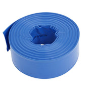 DURAFORCE 3" x 100 ft Pool Backwash Hose Blue PVC Lay Flat Water Discharge Pump Hoses