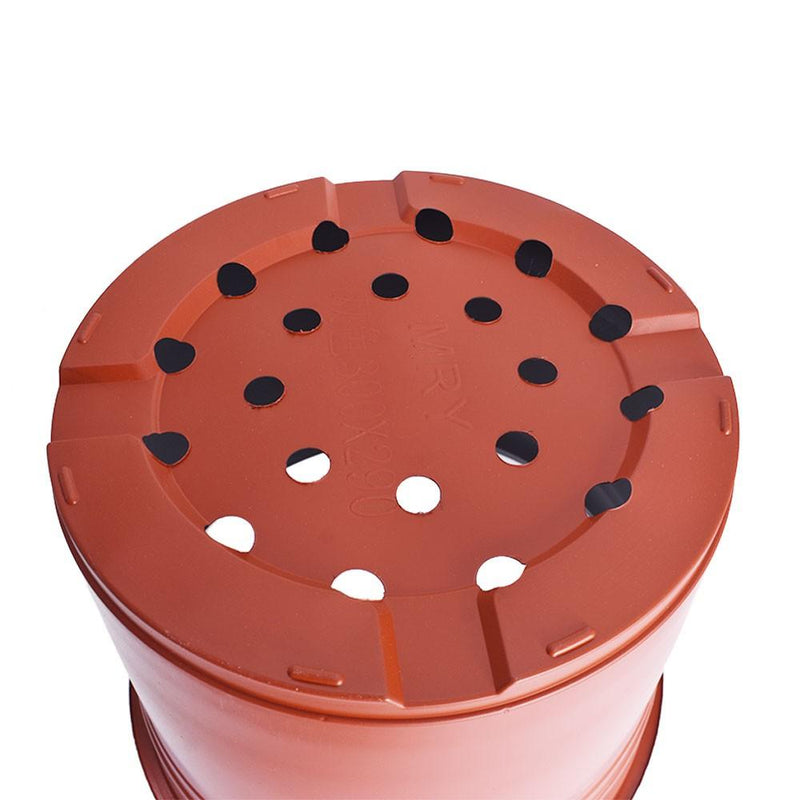 DURAFORCE Garden Flower Nursery 50 PCS Plastic Pots Seedlings Pot Plant Container Seed