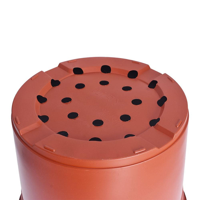 DURAFORCE Garden Flower Nursery 50 PCS Plastic Pots Seedlings Pot Plant Container Seed