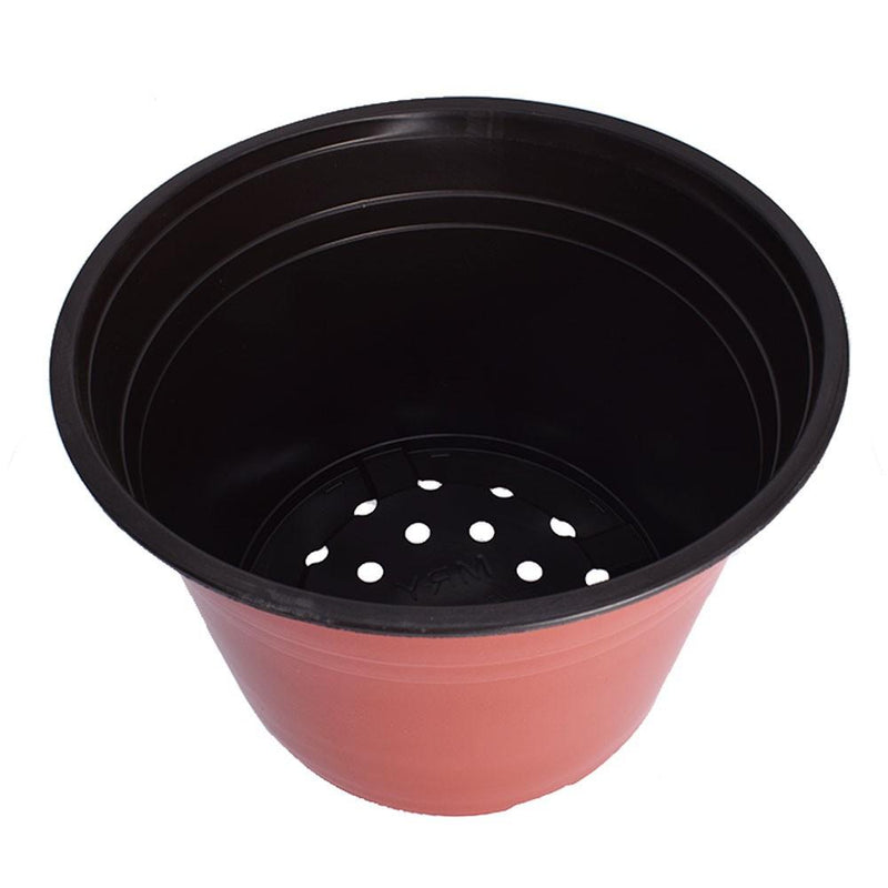 DURAFORCE Garden Flower Nursery 50 PCS Plastic Pots Seedlings Pot Plant Container Seed