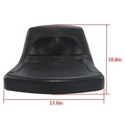 DURAFORCE New Garden Lawn Mower Tractor Seat Black Back Waterproof Seat
