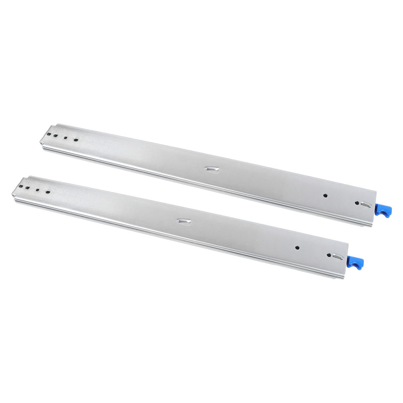 DURAFORCE 28 Inch Locking Drawer Slides 500lb Load Ball Bearing Full Extension Rails