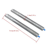 DURAFORCE 28 Inch Locking Drawer Slides 500lb Load Ball Bearing Full Extension Rails