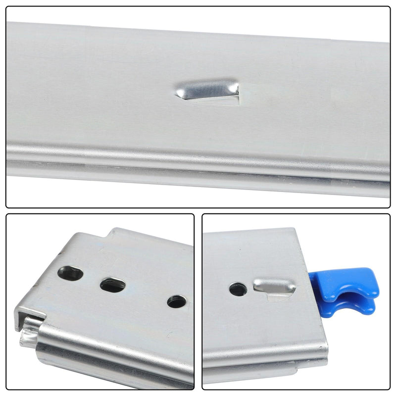 DURAFORCE 28 Inch Locking Drawer Slides 500lb Load Ball Bearing Full Extension Rails
