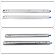 DURAFORCE 28 Inch Locking Drawer Slides 500lb Load Ball Bearing Full Extension Rails
