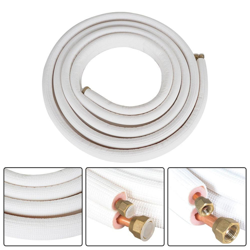 DURAFORCE 1/4 In-1/2 In Dia. White 16 Feet Install Kit For Mini Split Heat Pump Systems