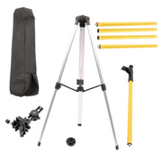 DURAFORCE 3.7M Laser Pole 12 Ft Adjustable Telescoping Laser Level Pole With Tripod