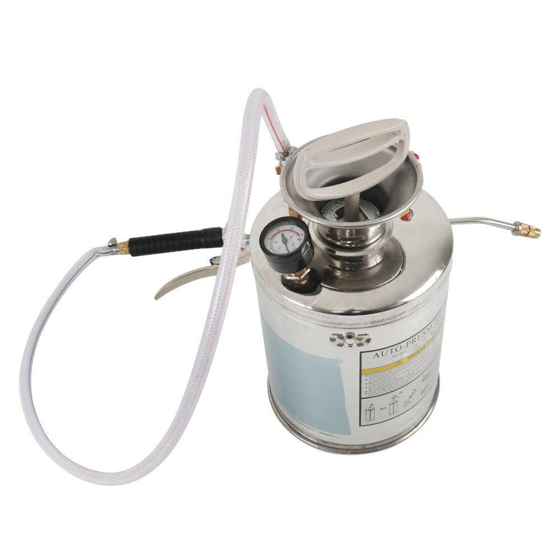DURAFORCE With 3FT Reinforced Hose Garden Sprayer Stainless Steel Sprayer 1 Gallon 4 L New