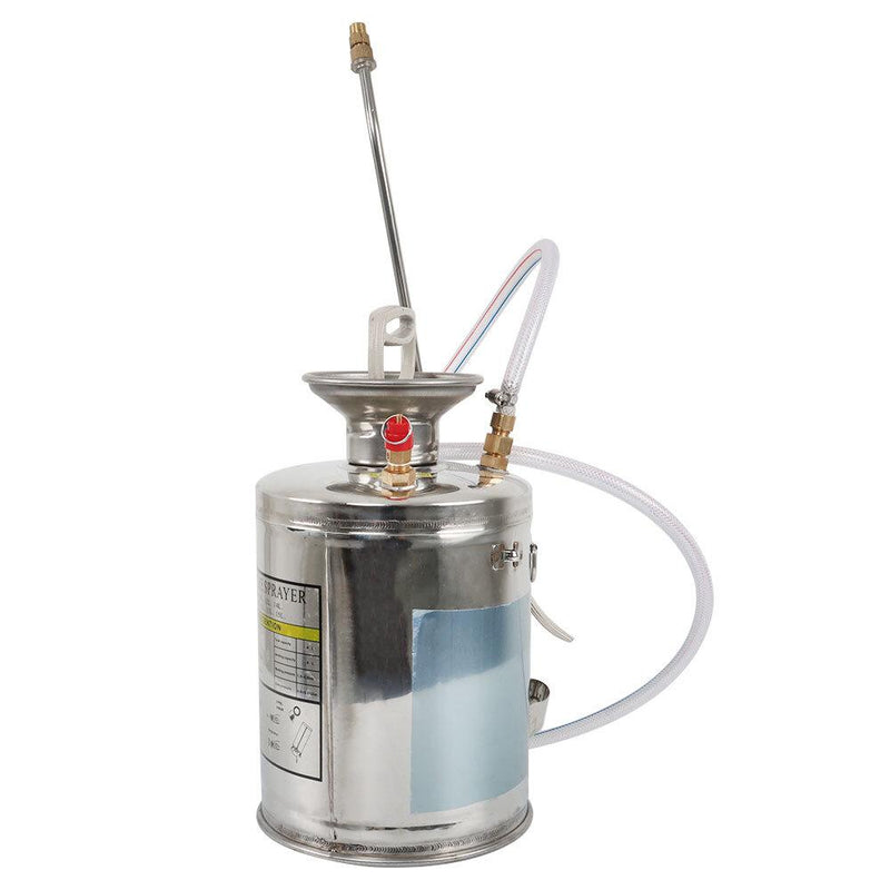 DURAFORCE With 3FT Reinforced Hose Garden Sprayer Stainless Steel Sprayer 1 Gallon 4 L New