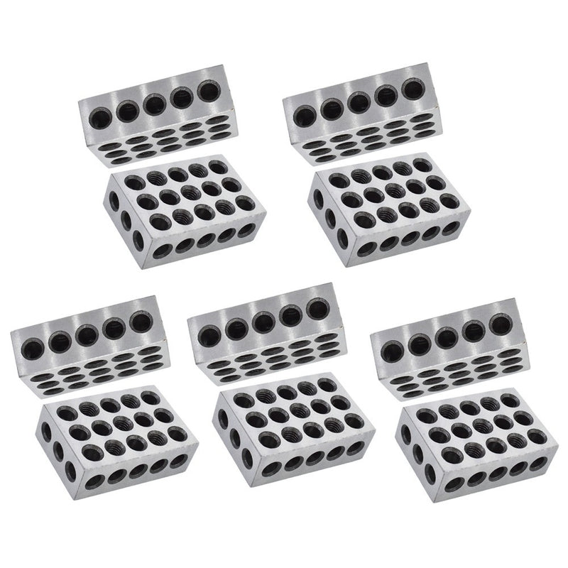 DURAFORCE 1-2-3 blocks 23 holes .0002" MACHINIST 123 5 MATCHED PAIRS ULTRA PRECISION