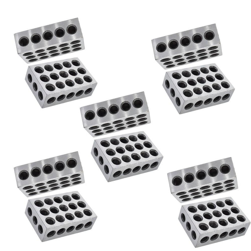 DURAFORCE 1-2-3 blocks 23 holes .0002" MACHINIST 123 5 MATCHED PAIRS ULTRA PRECISION