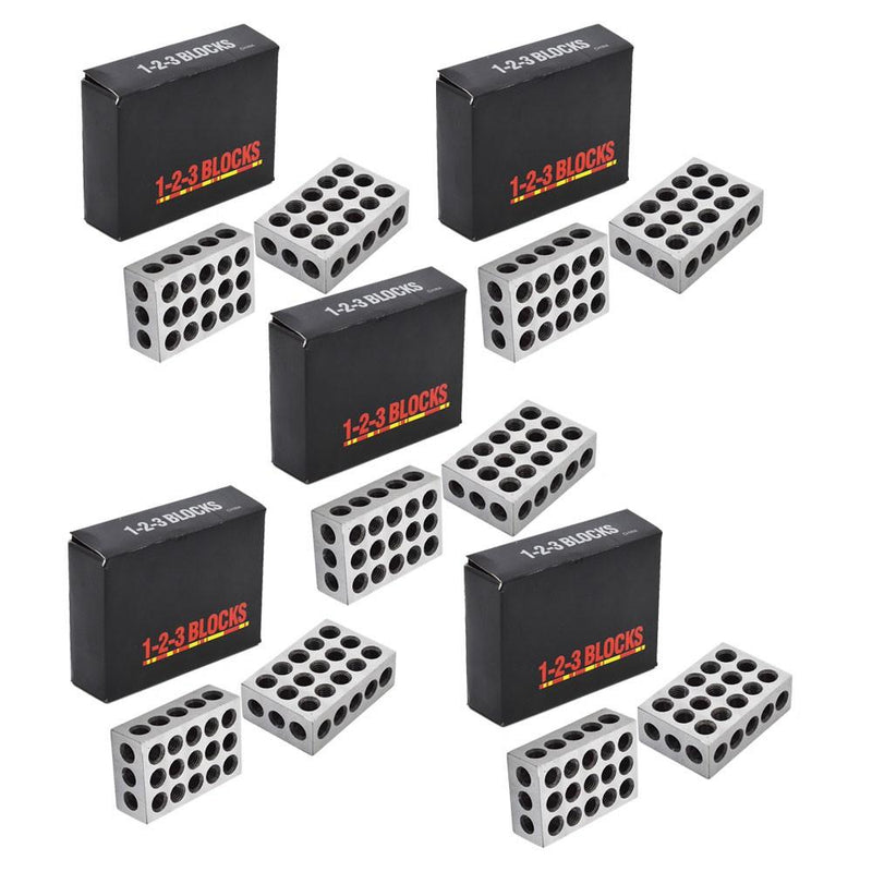 DURAFORCE 1-2-3 blocks 23 holes .0002" MACHINIST 123 5 MATCHED PAIRS ULTRA PRECISION