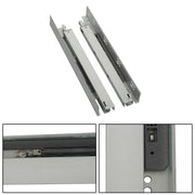 DURAFORCE 15" Concealed Drawer Slides: Soft Close, Full Extension, 100LB, 3D Adjustment