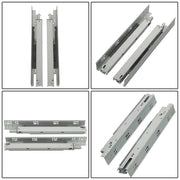 DURAFORCE 15" Concealed Drawer Slides: Soft Close, Full Extension, 100LB, 3D Adjustment