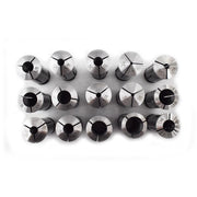 DURAFORCE 15 piece Set 1/8"-1" Capacity TIR 0.0005" High Precision 5C Round Collet