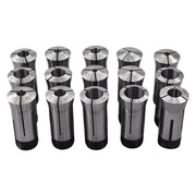 DURAFORCE 15 piece Set 1/8"-1" Capacity TIR 0.0005" High Precision 5C Round Collet