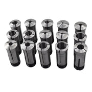 DURAFORCE 15 piece Set 1/8"-1" Capacity TIR 0.0005" High Precision 5C Round Collet