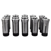 DURAFORCE 15 piece Set 1/8"-1" Capacity TIR 0.0005" High Precision 5C Round Collet