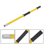 DURAFORCE 27 Feet Tree Pole Pruner Manual Branches Trimmer Tree Branch Garden Tools Yellow