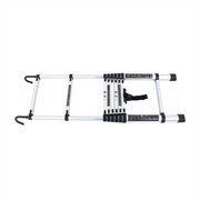 DURAFORCE Telescoping Ladder With Hooks & Non-Slip Feet 8.5 FT -Aluminum Telescopic Ladder