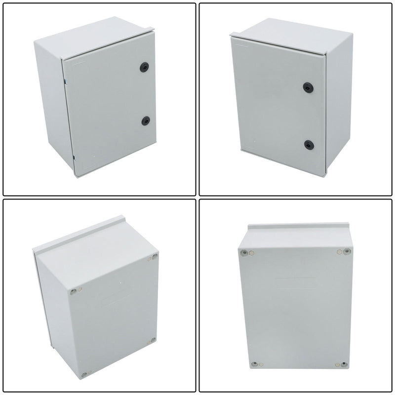 DURAFORCE 16"x12"x8" Fiberglass Electrical Enclosure Box NEMA3 IP65 Junction Box