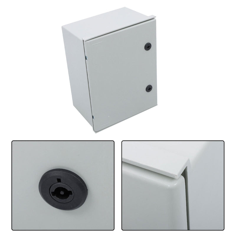 DURAFORCE 16"x12"x8" Fiberglass Electrical Enclosure Box NEMA3 IP65 Junction Box