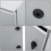 DURAFORCE 16"x12"x8" Fiberglass Electrical Enclosure Box NEMA3 IP65 Junction Box