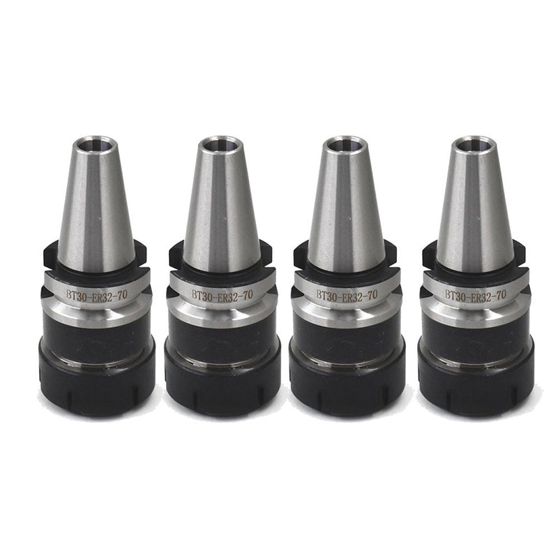 DURAFORCE BT30-ER32 COLLET CHUCK W. 70MM GAGE LENGTH 4 CHUCKS TOOL HOLDER NEW