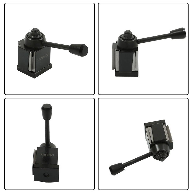 DURAFORCE OXA 250-000 Wedge Type Quick Change Tool Post Set For Lathe Up 3PCS