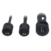 DURAFORCE Set Ceramic Marble Tile Kit Tool Diamond Hole Saw Set M14 Thread 6-68mm (Qty9)