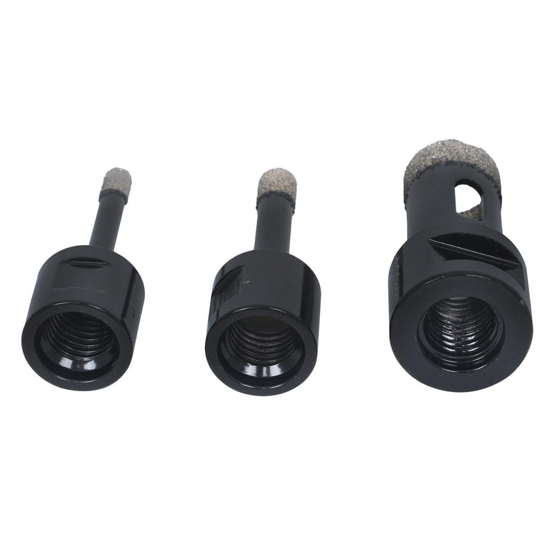 DURAFORCE Set Ceramic Marble Tile Kit Tool Diamond Hole Saw Set M14 Thread 6-68mm (Qty9)
