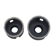 DURAFORCE Set Ceramic Marble Tile Kit Tool Diamond Hole Saw Set M14 Thread 6-68mm (Qty9)