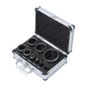 DURAFORCE Set Ceramic Marble Tile Kit Tool Diamond Hole Saw Set M14 Thread 6-68mm (Qty9)