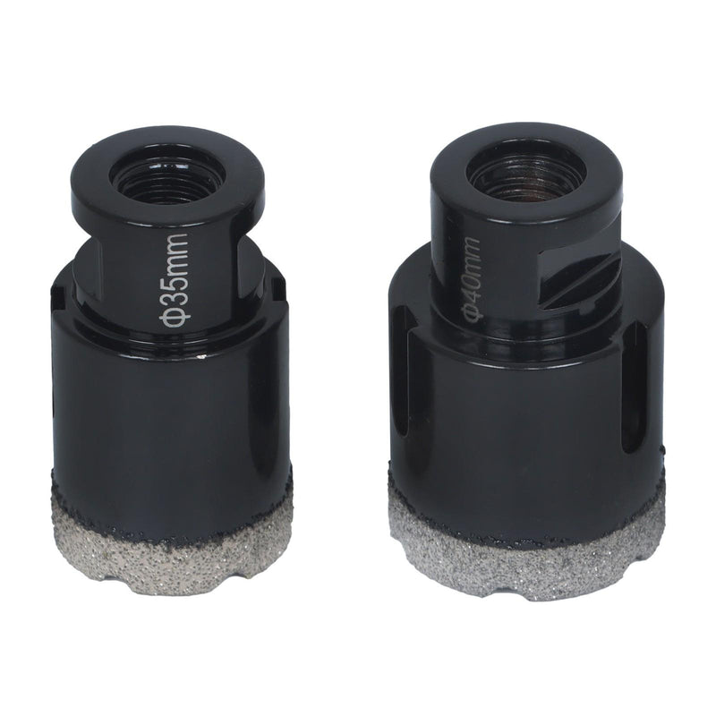 DURAFORCE Set Ceramic Marble Tile Kit Tool Diamond Hole Saw Set M14 Thread 6-68mm (Qty9)