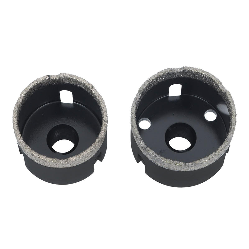 DURAFORCE Set Ceramic Marble Tile Kit Tool Diamond Hole Saw Set M14 Thread 6-68mm (Qty9)