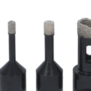 DURAFORCE Set Ceramic Marble Tile Kit Tool Diamond Hole Saw Set M14 Thread 6-68mm (Qty9)
