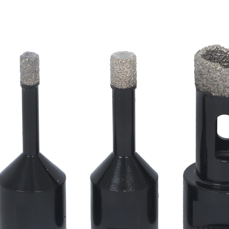 DURAFORCE Set Ceramic Marble Tile Kit Tool Diamond Hole Saw Set M14 Thread 6-68mm (Qty9)