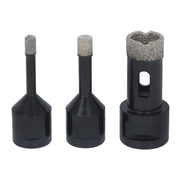 DURAFORCE Set Ceramic Marble Tile Kit Tool Diamond Hole Saw Set M14 Thread 6-68mm (Qty9)