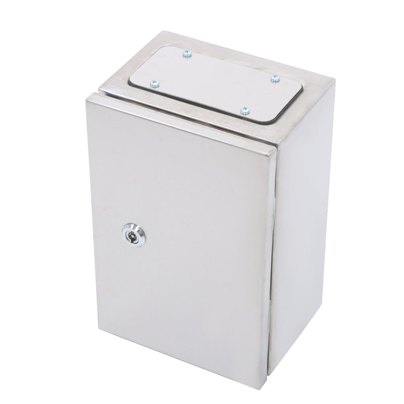 DURAFORCE 12x8x6" Stainless Steel Electrical Enclosure NEMA 4X Junction Box Wall-Mounted