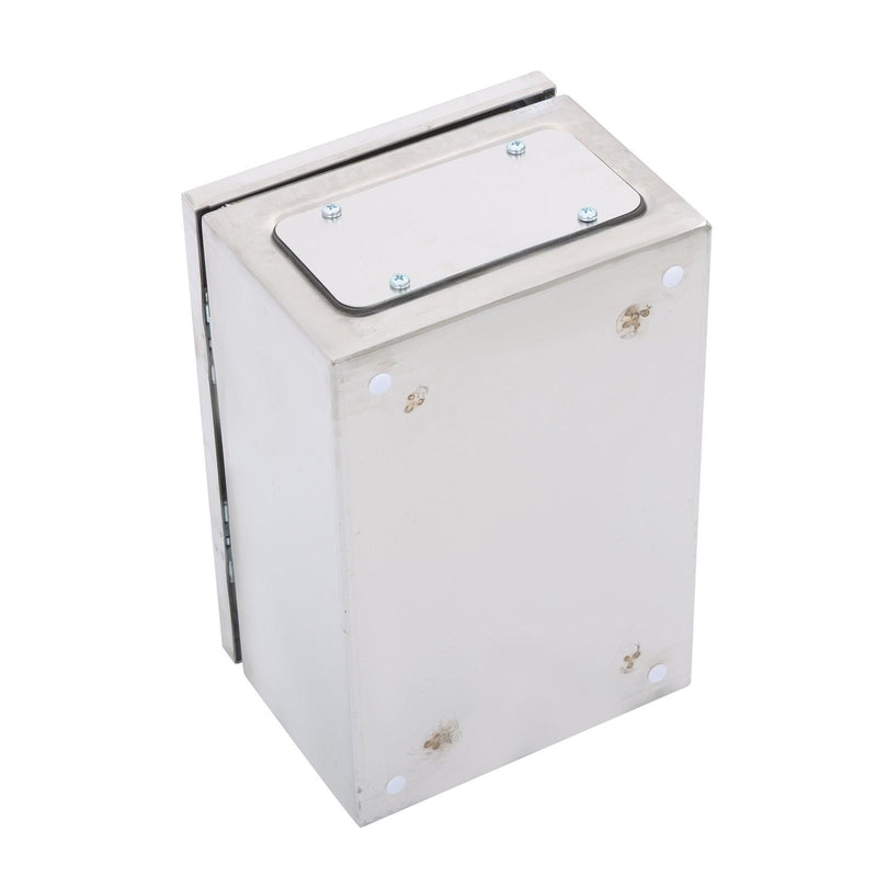 DURAFORCE 12x8x6" Stainless Steel Electrical Enclosure NEMA 4X Junction Box Wall-Mounted
