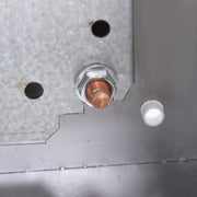 DURAFORCE 12x8x6" Stainless Steel Electrical Enclosure NEMA 4X Junction Box Wall-Mounted