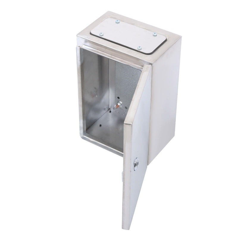 DURAFORCE 12x8x6" Stainless Steel Electrical Enclosure NEMA 4X Junction Box Wall-Mounted