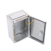 DURAFORCE 12x8x6" Stainless Steel Electrical Enclosure NEMA 4X Junction Box Wall-Mounted